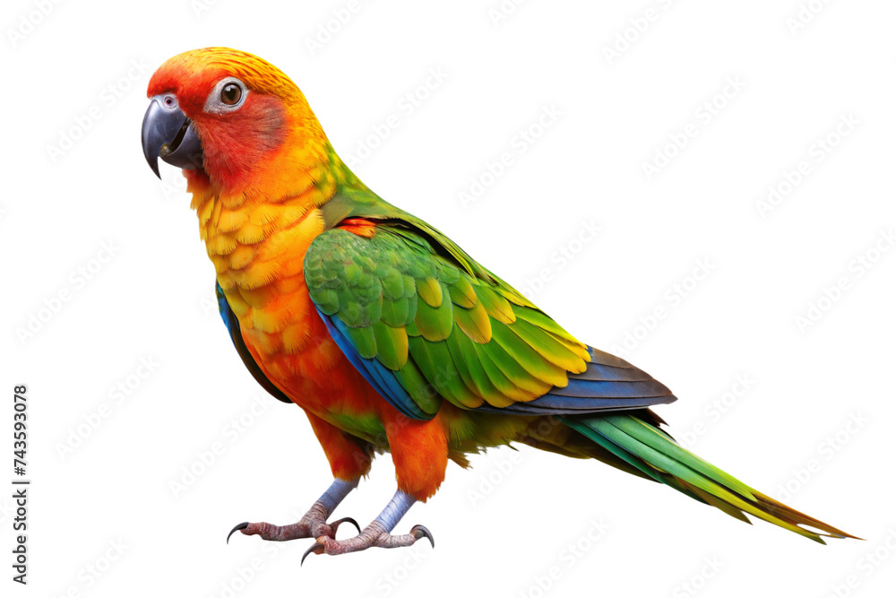 Obraz premium parrot isolated on a transparent background