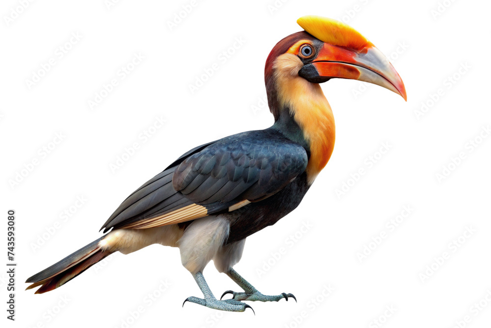 hornbill isolated on a transparent background hornbill isolated on a transparent background