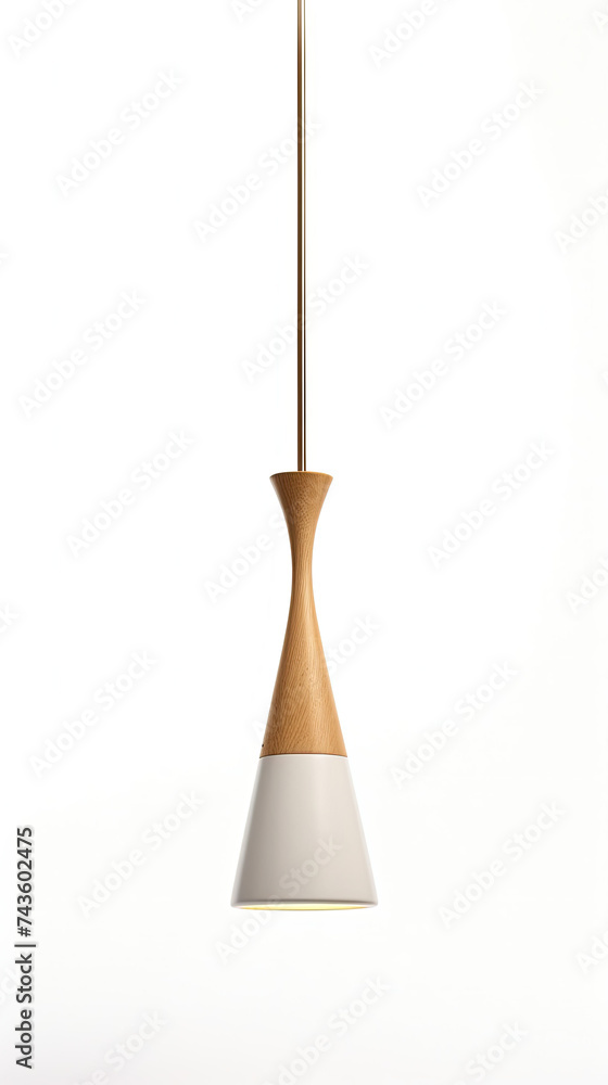 White and Brown Light Hanging From Ceiling White and Brown Light Hanging From Ceiling