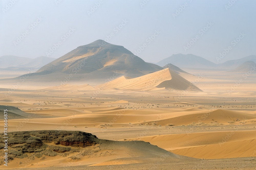 Epic desert landscape 