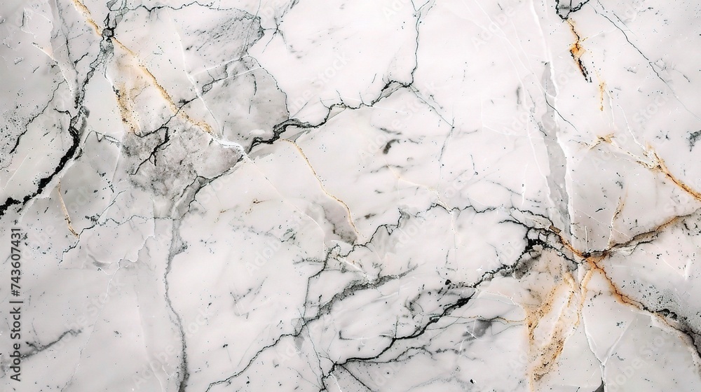Naklejka premium panoramic white background from marble stone texture for design