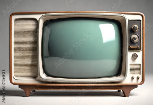  vintage retro tube style television tv photo