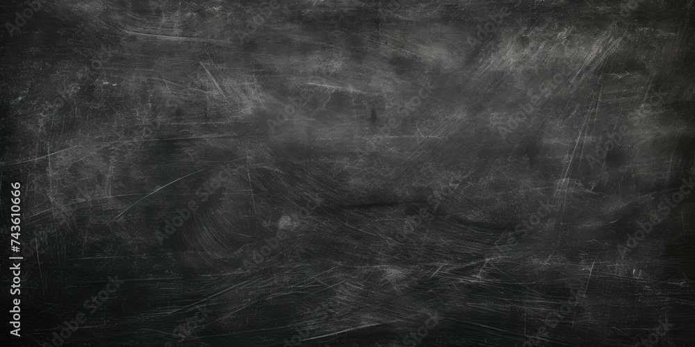 Abstract texture of chalk rubbed out on black background - obrazy, fototapety, plakaty 