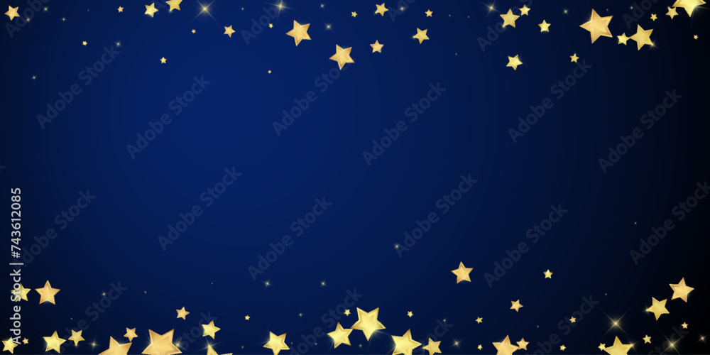 Magic stars vector overlay. Gold stars scattered Magic stars vector overlay. Gold stars scattered