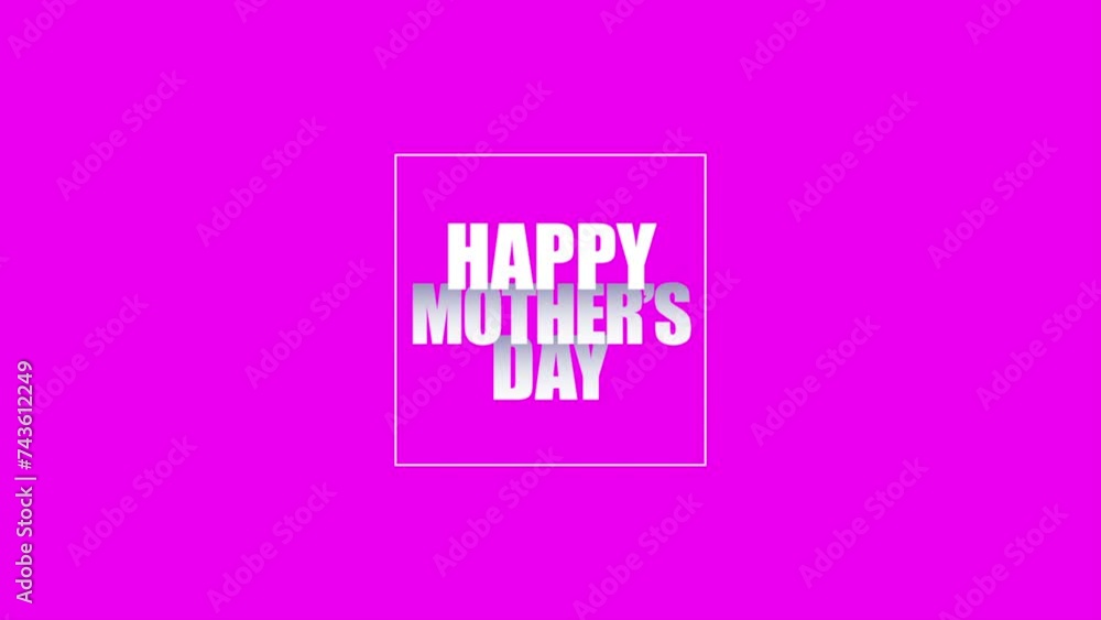 A simple, elegant Mothers Day greeting card with a pink background and modern white text that reads Happy Mothers Day. Suitable for any occasion A simple, elegant Mothers Day greeting card with a pink background and modern white text that reads Happy Mothers Day. Suitable for any occasion