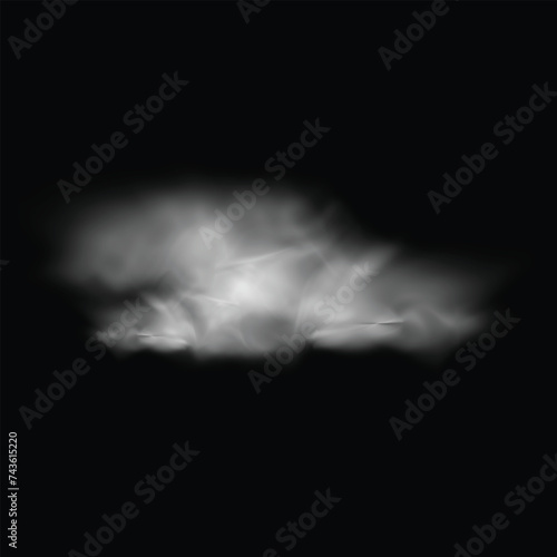 Realistic white soft clouds panorama cut out transparent backgrounds