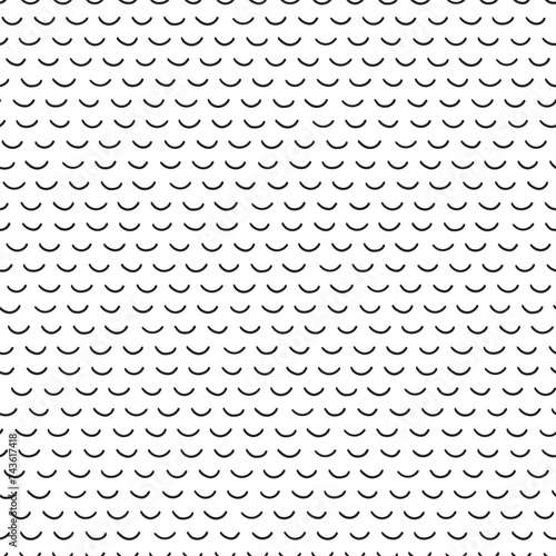 Seamless black and white abstract hand drawn texture.