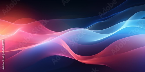 Network technology background futuristic colored wave 
