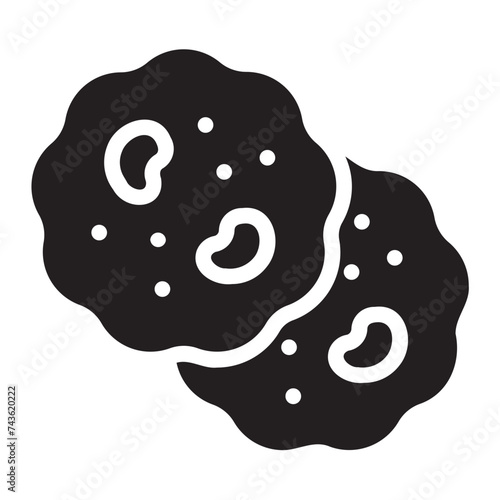 biscuit glyph icon