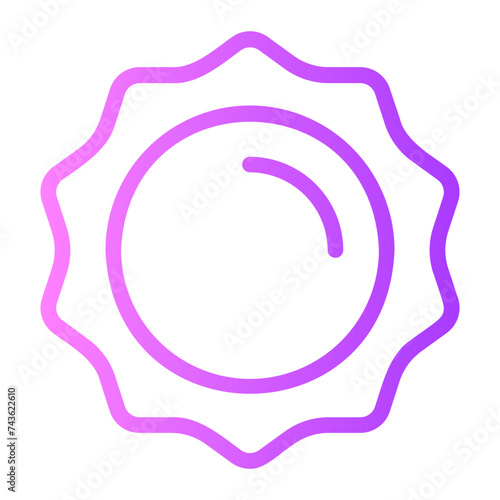 sun gradient icon