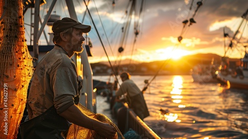 Nautical Twilight: Fisherman's Net Prep