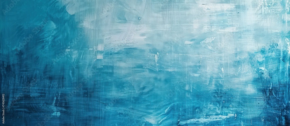 Abstract blue color of grunge cement wall texture background. AI generated image Abstract blue color of grunge cement wall texture background. AI generated image