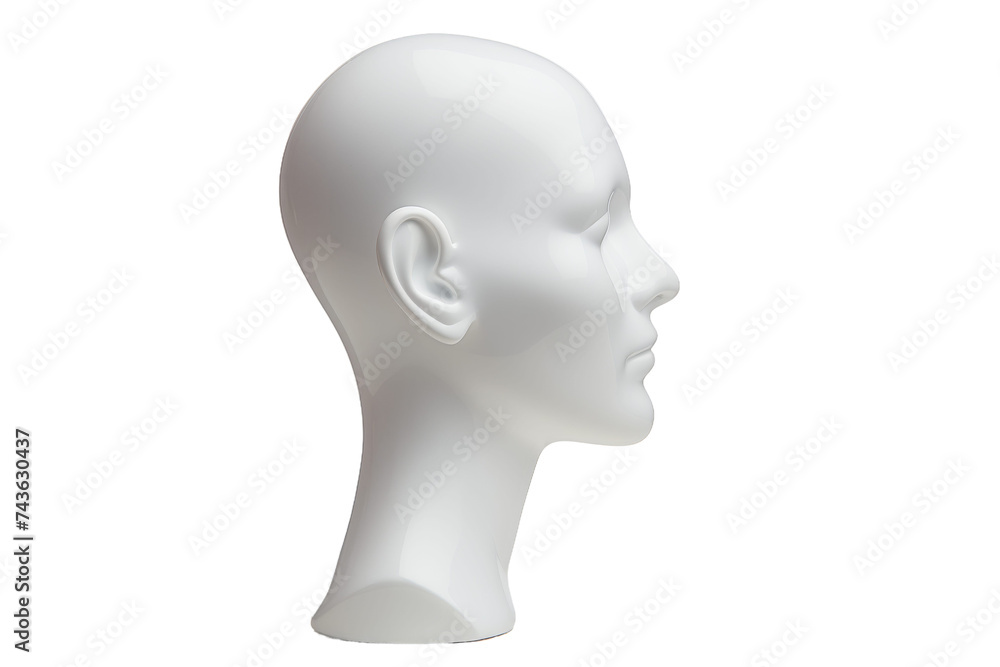 Dummy Ear Form Isolated On Transparent Background