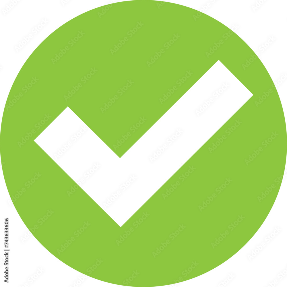 Green check mark icon