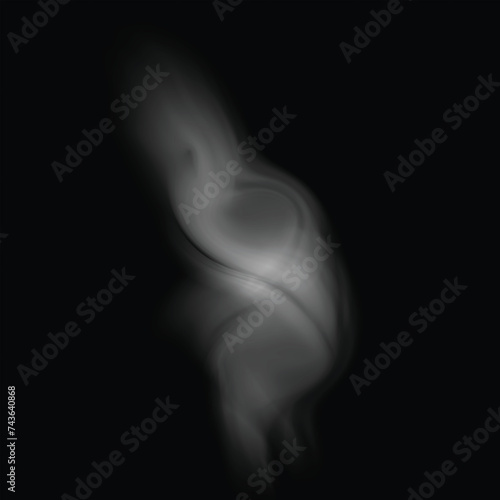 realistic smoke effects on dark background