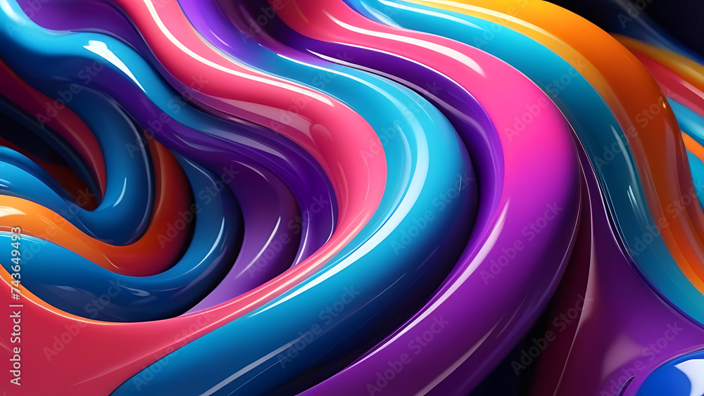 abstract background, colorful soft, elegant waves, smooth curves and lines abstract background, colorful soft, elegant waves, smooth curves and lines