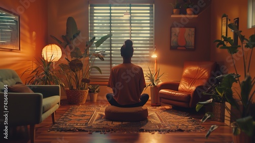 Counselor providing emotional support in a serene therapy room, emphasizing the significance of mental health support in a welcoming environment. Mental Health Support