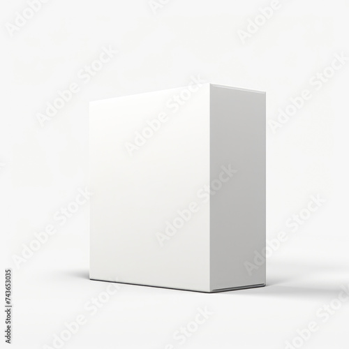 White cardboard box mockp © Graphic Master