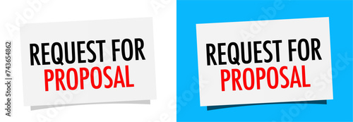 Request for proposal