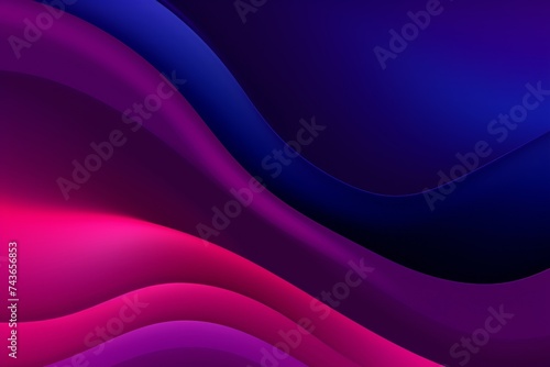 Plum Purple to Navy Blue abstract fluid gradient design, curved wave in motion background for banner, wallpaper, poster, template, flier and cover
