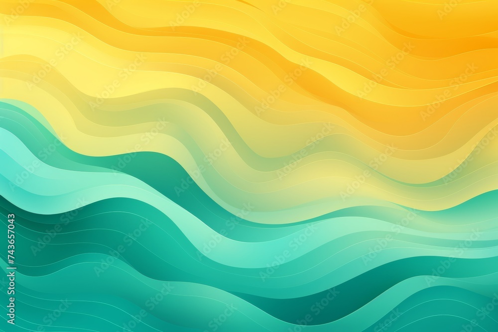 Teal to Mustard Yellow abstract fluid gradient design, curved wave in motion background for banner, wallpaper, poster, template, flier and cover Teal to Mustard Yellow abstract fluid gradient design, curved wave in motion background for banner, wallpaper, poster, template, flier and cover