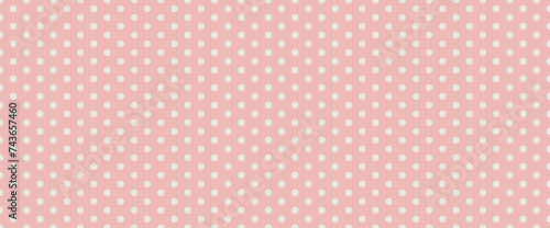 mini polka dot seamless pattern background. Pink and gray pastel colors dot texture. Vector illustartion