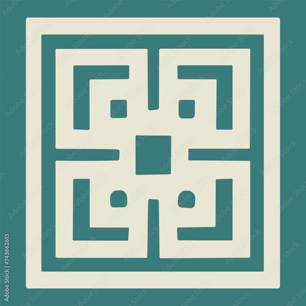Seamless geometric pattern design for textile Seamless geometric pattern design for textile