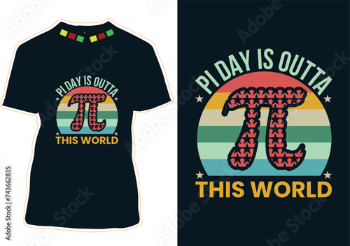 Happy Pi Day T-Shirt Design