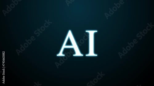 AI technology text Recommended video ideas artificial intelligence photo