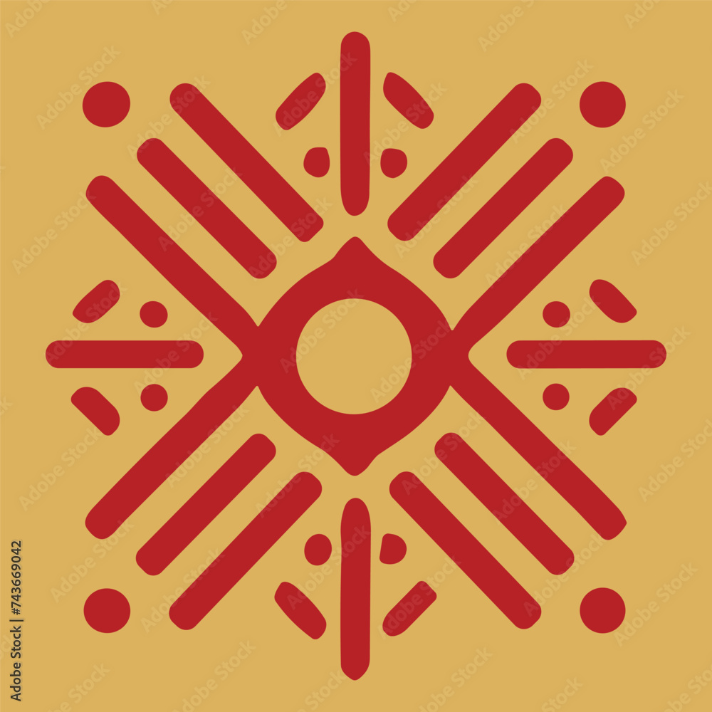 Seamless geometric pattern design for textile Seamless geometric pattern design for textile