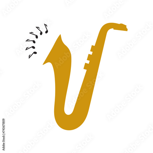saxophone logo
