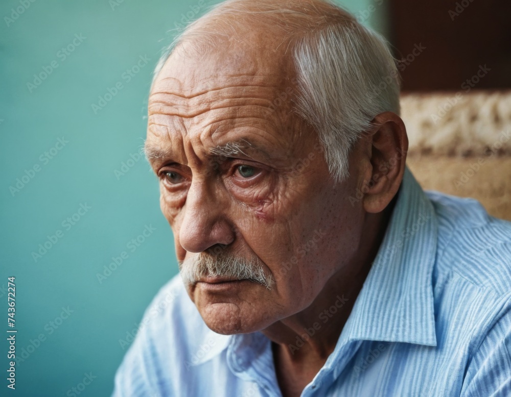 Fototapeta premium Portrait of elderly man