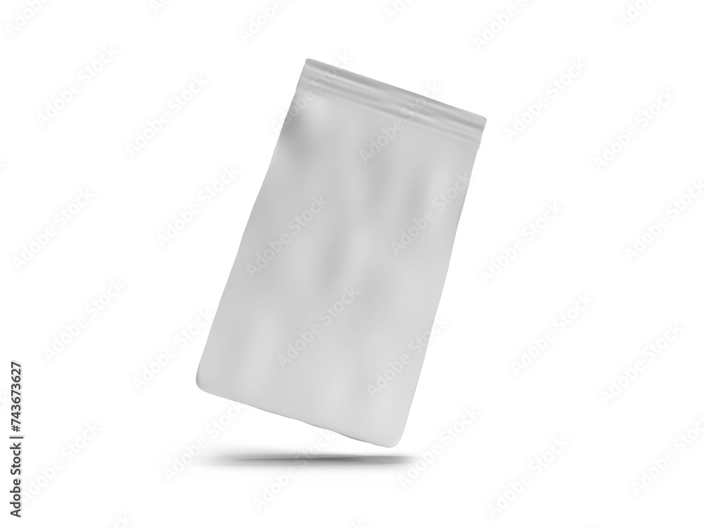 Pouch Bag Packaging Mockup 3D Illustration Mockup Scene Pouch Bag Packaging Mockup 3D Illustration Mockup Scene