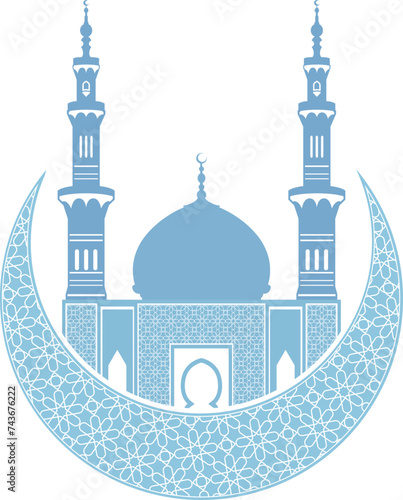 Mosque ramadan ornament