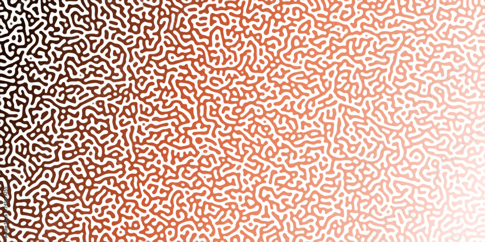 red and white turing pattern. Reaction diffusion or turing pattern vector design. Abstract turing organic wallpaper background. Turing generative design. Generative algorithm psychedelic background. red and white turing pattern. Reaction diffusion or turing pattern vector design. Abstract turing organic wallpaper background. Turing generative design. Generative algorithm psychedelic background.