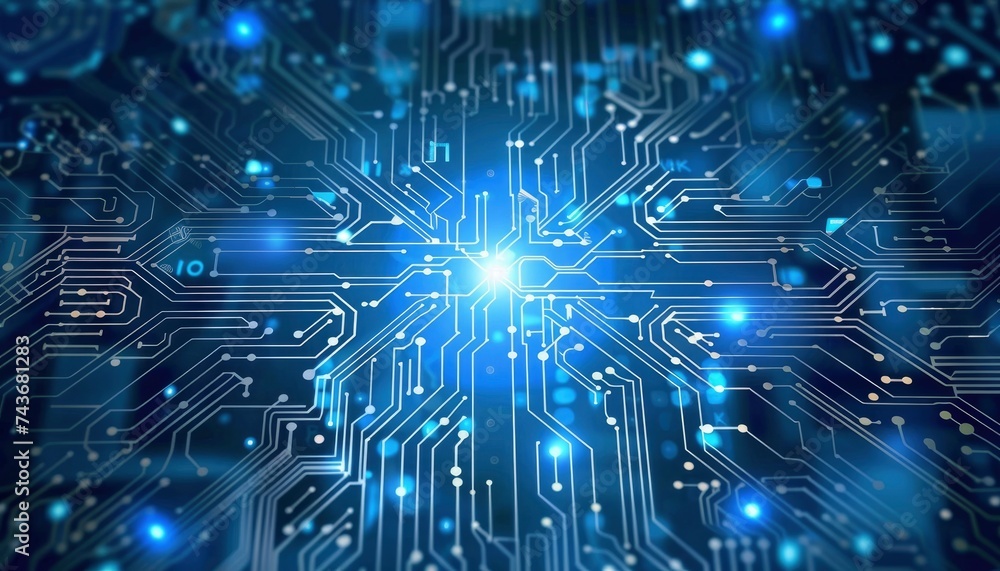 Fototapeta premium Technology background