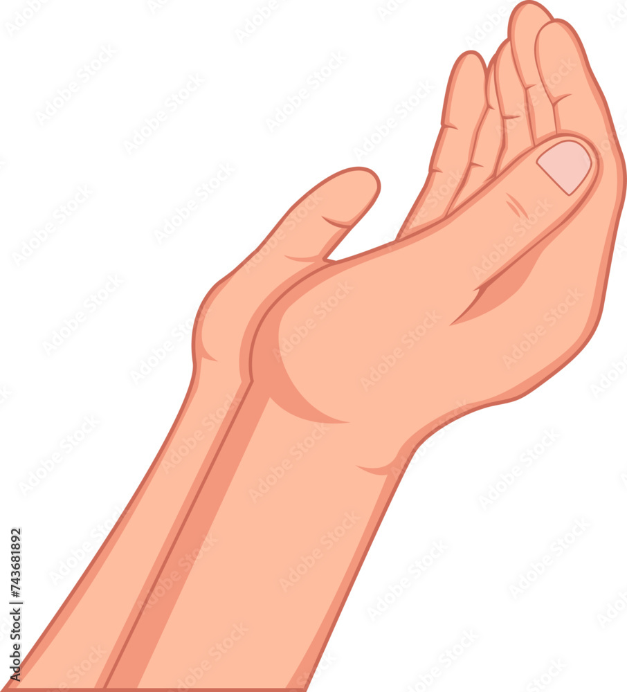 Muslim praying hands Muslim praying hands