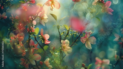 A tapestry of blooms unfolds  each petal a stroke of nature s brush  painting a masterpiece of ephemeral beauty.