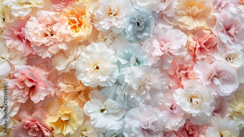 Soft pastels mingle, as a gentle breeze caresses the petals, creating a mesmerizing ballet of color and light.