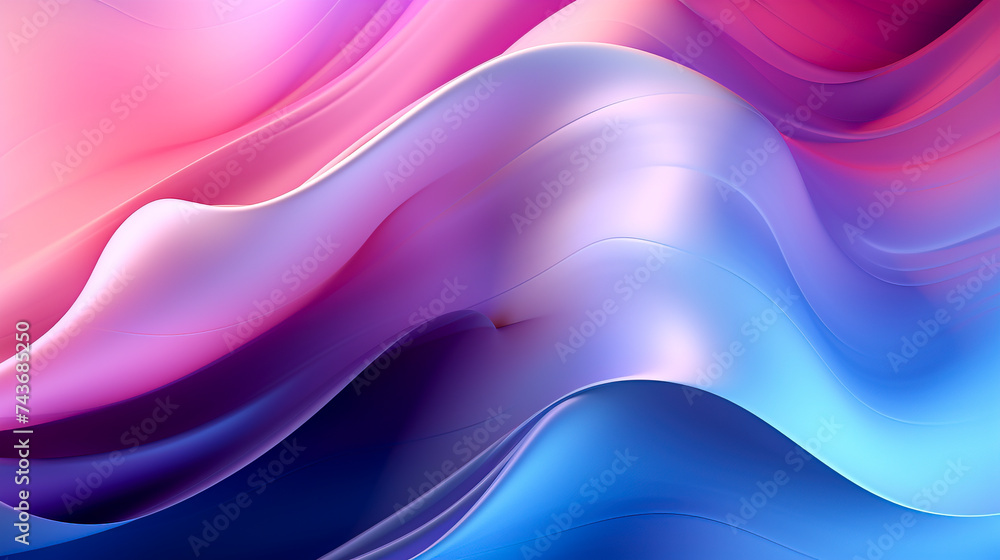 Fluid Pastel Waves Merging in Digital Silk created with Generative AI technology Fluid Pastel Waves Merging in Digital Silk created with Generative AI technology