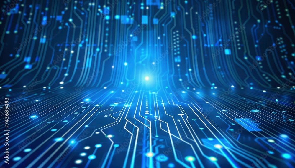Obraz premium Technology background