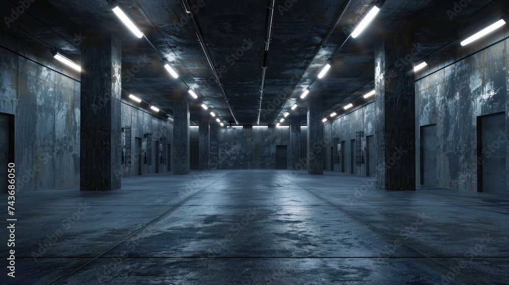 Empty Passage in Prison