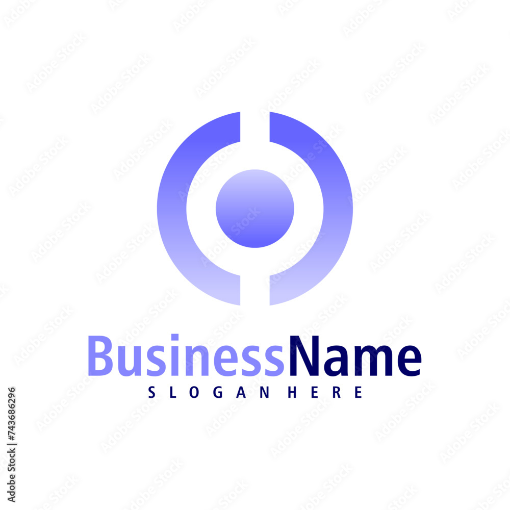 People with Letter I logo design vector. Creative Initial I logo concepts template People with Letter I logo design vector. Creative Initial I logo concepts template