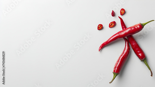 Raw fresh organic, red pepper flakes and dried ground chili pepper with sliced. assorted pepper spices on black background. seasonings for food frame, homemade spices ingredients for cooking,Red chil 