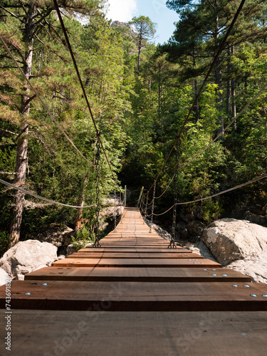 Hike in Bonifatu to the Spasimata footbridge in Corsica photo