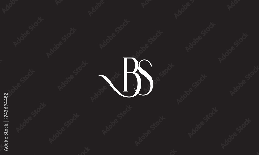BS, SB , B , S , Abstract Letters Logo Monogram BS, SB , B , S , Abstract Letters Logo Monogram