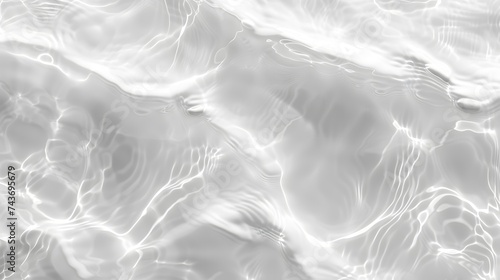white wave abstract or rippled water texture background photo