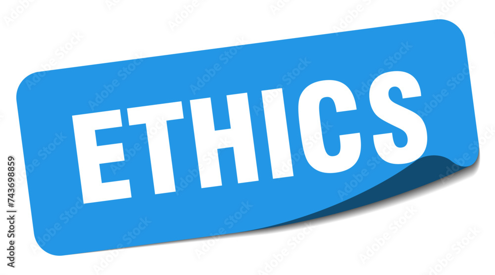 ethics sticker. ethics label ethics sticker. ethics label