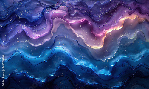 Abstract blue and purple background. Created with Ai