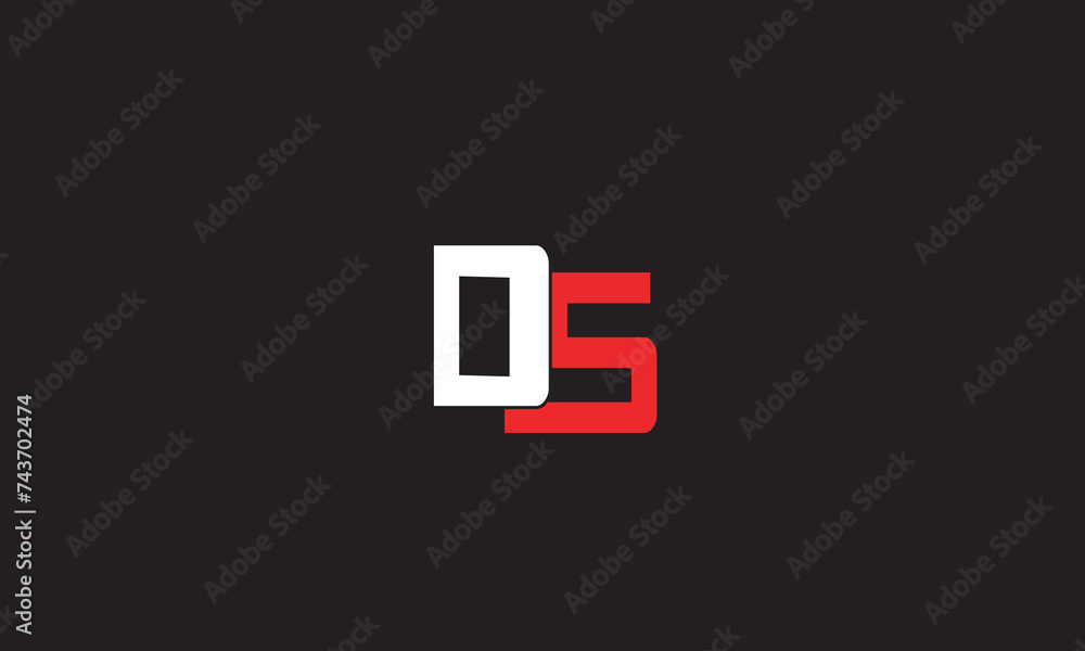 DS, SD , D , S , Abstract Letters Logo Monogram DS, SD , D , S , Abstract Letters Logo Monogram